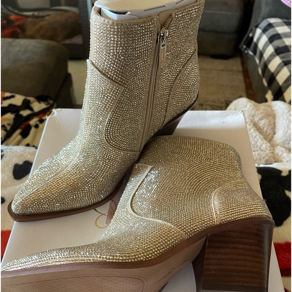 Jessica Simpson Brand New 7 Bling Boots - Picture 2 of 3
